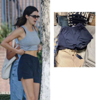 Brandy BM肯豆同款美式復古顯瘦短褲女bm高腰運動褲熱褲休閒夏潮