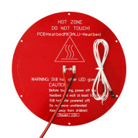 3D принтеры kossel Delta rostock MK3 heatbed 12 В, алюминиевая круглая Горячая кровать + светодиодный ОД + резистор + кабель + термисторы 100K Ом