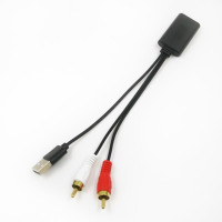 Biurlink Универсальный Автомобильный RCA USB адаптер беспроводной Bluetooth приемник домашний медиа AUX Bluetooth аудио устройство для BMW Toyota Pioneer