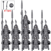 Игрушечные блоки, для детей, из фильма "средневековые Рыцари"