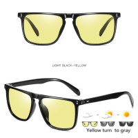 Солнцезащитные очки Мужские фотохромные, поляризационные, хамелеоновые, меняющие цвет, дневное и ночное видение, для вождения