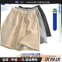 運動休閒褲子男女情侶裝夏季薄款2023新款寬鬆大尺碼百搭五分五分褲子