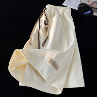 美式純棉短褲女2023年新款夏季薄款五分褲子寬鬆休閒運動五分褲大尺碼