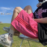 胖MM大尺碼300斤多巴胺穿搭運動短褲女夏寬鬆休閒百搭速乾五分褲2