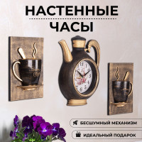 Часы настенные бесшумные для кухни