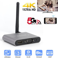 Mirascreen X6W Plus 5G 4K Беспроводной Wi-Fi дисплей адаптер для телевизора HDMI-совместимый VGA Аудио Видео конвертер телефона на ТВ