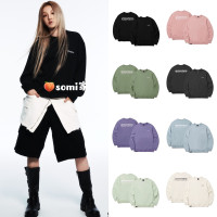【送小卡】somi家 韓國grooverhyme馬卡龍圓領厚棉T宋雨琦不加絨