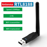 MT7601 мини USB Wi-Fi адаптер 2,4 Мбит/с беспроводная сетевая карта RTL8188 сетевая карта Wi-Fi приемник для настольного ПК ноутбука