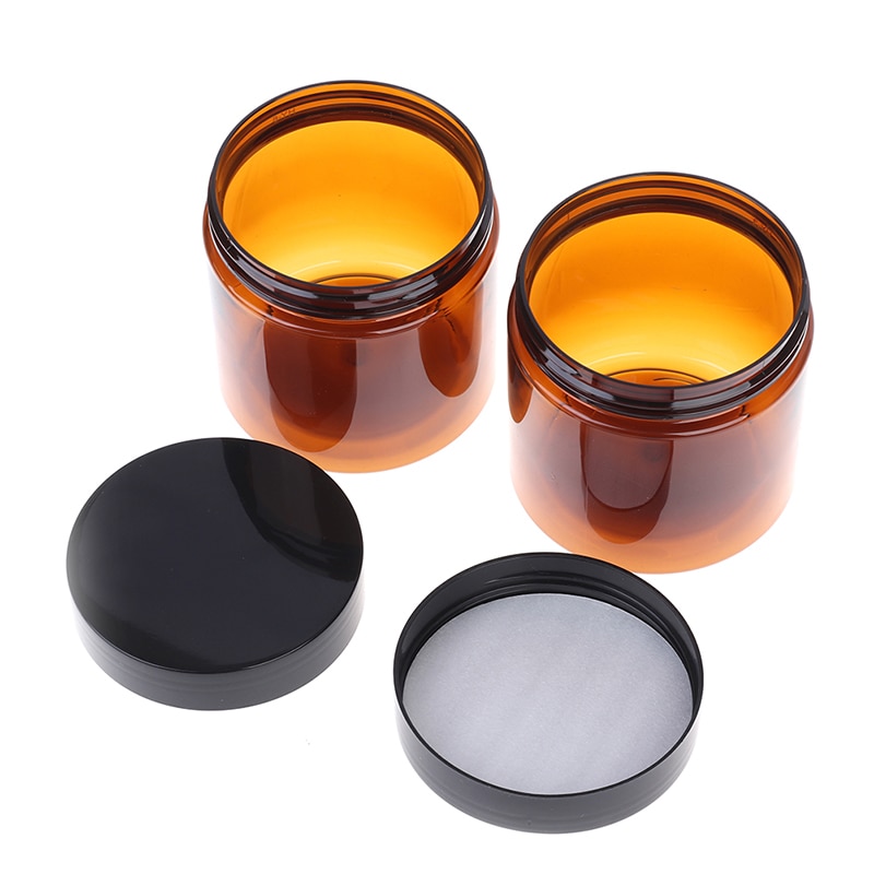 200ml Plastic Amber Brown Cosmetic Make Up Face Cream Bottles Lip Balm Sample Container Jar Pot Cheap Wholesale