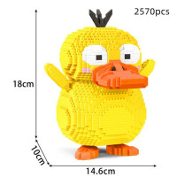 Конструктор «Покемон», совместимый с мультяшным принтом, аналог храпа, псик, Пикачу, аниме мяч, Пикачу, алмазные мини-кирпичи, игрушка, игра