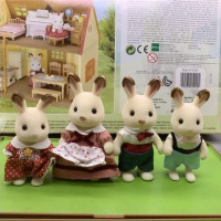 Оригинальная семейная кукла леса, Искусственный Кролик, коллекционная мебель в подарок