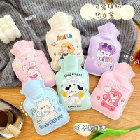 新款小号植绒热水袋教室办公暖手宝学生随身可爱注水灌水袋批发