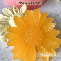 Форма для конфет ХОББИМОЛД "Цветок", 1 яч, 1 шт