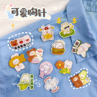 亚克力胸针卡通可爱韩国女孩亚克力装饰徽章背包衣服挂饰