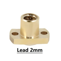 RAMPS T8 свинцовые гайки H фланец Латунная гайка шаг 2 мм свинцовый 2 мм/шаг 2 мм свинцовый 8 мм для винта T8 трапециевидные детали CNC для 3D-принтера