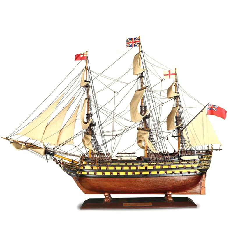 DIY Handmade Assembly Ship 21" Wooden Sailing Boat Model Kit Ship Handmade Assembly For Children Boy Decoration Gift