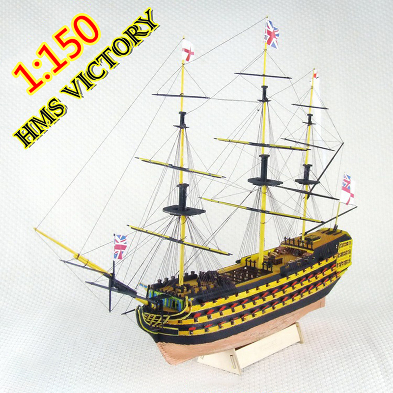 DIY Handmade Assembly Ship 21" Wooden Sailing Boat Model Kit Ship Handmade Assembly Decoration Gift For Children Boy