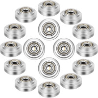 16 шт., поликарбонатные шкивы для 3D-принтера, колеса для 3D-принтера 625Zz, линейный подшипник для Creality CR10, Ender 3 и т. д.