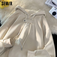 森馬旗下minette衛衣女連帽秋冬oversize美式寬鬆慵懶風外套百搭