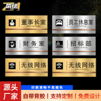 不锈钢标识牌总经理办公室门牌科室牌批发制作创意标牌亚克力标牌