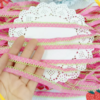 5 метров цветная вышитая эластичная кружевная отделка Аксессуары Красивая тонкая эластичная кружевная лента DIY швейное нижнее белье принадлежности 10 мм