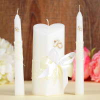 Свечи на свадьбу, 6 см, 3 шт