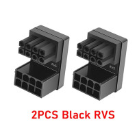 2/1 шт. ATX 8-контактный гнездовой разъем на 180 градусов Угловой поворотный разъем адаптер питания Угловая головка для рабочего стола видеокарты графического процессора