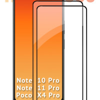 Защитное стекло на Xiaomi Redmi Note 10 Pro, 11 Pro, 11 Plus, Poco X4, Poco F3/ indAccess/ 2 шт.