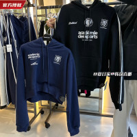 夏目家Badblood衛衣連帽衫加薄絨美式復古運動短款女寬鬆秋冬上衣