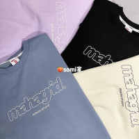 【現貨】somi家 韓國直郵mahagrid MGD圓領厚棉T薄絨線圈 骨折特價