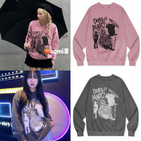 somi家韓國mahagrid MGD貓咪印花厚棉T straykids李龍馥同款