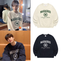 somi家 韓國直郵mahagrid MGD徽章衛衣Wendy 金昇玟 李龍馥同款