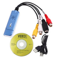 Новый преобразователь Plug Play с Usb-кабелем, адаптер для захвата аудио и видео для Easycap 256 Мб, преобразователь видеозахвата