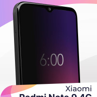 Полноэкранное защитное 3D стекло антишпион для Xiaomi Redmi Note 9 4G / Противоударное приватное стекло с черной рамкой на Сяоми Редми Нот 9 4Г / На весь экран