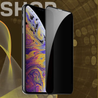 Премиум стекло АНТИШПИОН для смартфона iPhone XS Max/11pro Max  противоударное  с рамкой на Айфон  XS Max/11pro Max