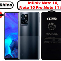 Защитное стекло G-Rhino для Infinix Note 10 / 10 Pro / 11 Pro Противоударная бронь на дисплей телефона от падений