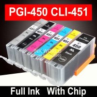 Картридж для принтера Canon PIXMA IP7240, MG6340, MG7140, iP8740, MG7540, PGI450, CLI451, PG 450, PGBK