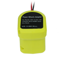 Адаптер питания для Ryobi 7,2-20 в, разъем питания для литиевой и никель-металлогидридной батареи