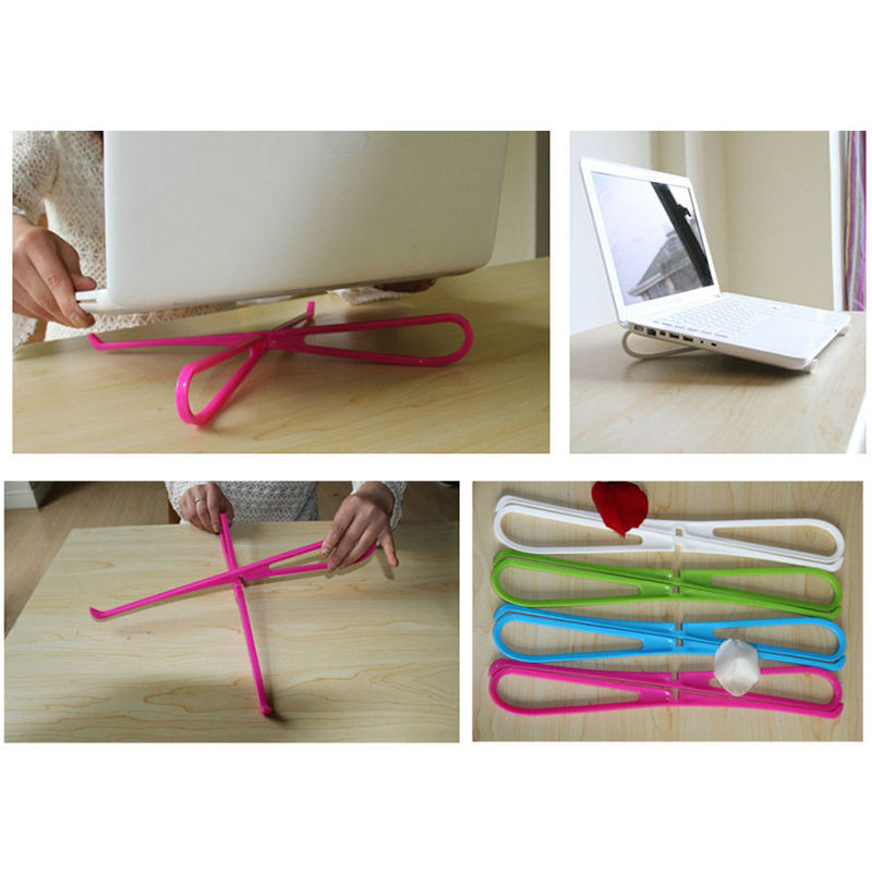 Hot sale Portable Plastic Simple Laptop Notebook Cooling Cooler Stand Rack Holder Tool 1PCS