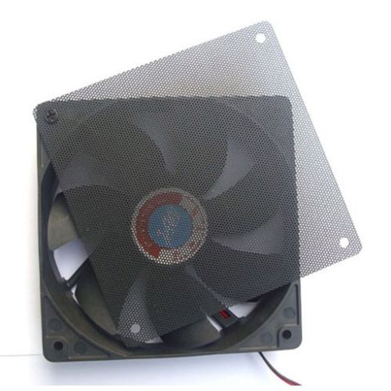 New 1PC 120mm Fans 4 Screws Computer PC Dustproof Cooler Fan Case Cover Dust Filter Cuttable Mesh Fits Standard