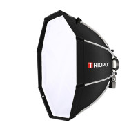 Новейший восьмиугольный софтбокс TRIOPO KX 65 см с зонтиком для вспышки Godox AD200 V1 аксессуары для фотостудии