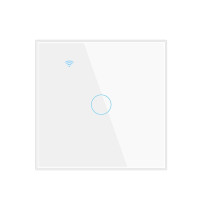 Умный выключатель CoRui Tuya с Wi-Fi, ЕС, 1/2/3/4, сенсорная стеклянная панель, умный дом, поддержка Яндекс Алисы, Alexa, Google Home