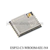 Флэш-память ESP32-C3-WROOM-02 02U H4 N4 ESP32-C3 ESP32 2,4 ГГц WiFi беспроводной Bluetooth-совместимый модуль BLE 5,0 UART I2C I2S 4 МБ SPI