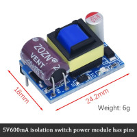 AC-DC прецизионный понижающий преобразователь 3,3 В/5 В/12 В переменного тока 220 В в 5 В постоянного тока, понижающий трансформатор, модуль питания 1A 12 Вт