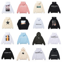 高街衛衣Essentials反光復線花卉連帽衫男女情侶寬鬆百搭FOG衛衣