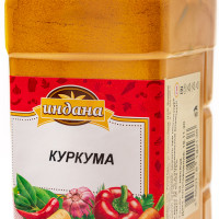 Куркума Натуральная Молотая Куркумин 2,5% Индия, Индана, 550 г./1000 мл. с дозатором