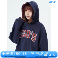 CCYE原創美式國潮牌街頭oversize連帽運動衫外套男女正肩中山休閒秋