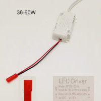 Светодиодный драйвер 36-60 Вт для одноцветных ламп, вход 165-265 в, Гц, выход мА, неизолированный трансформатор освещения