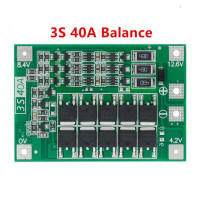 Защитная плата 3S/4S 40A/60A 18650 BMS, для зарядки литий-ионных батарей, для двигателя перфоратора, 11,1 В/12,6 В/14,8 В/16,8 В с увеличителем/балансиром