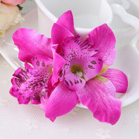 Заколки для волос с орхидеей и пионами, 3 цвета